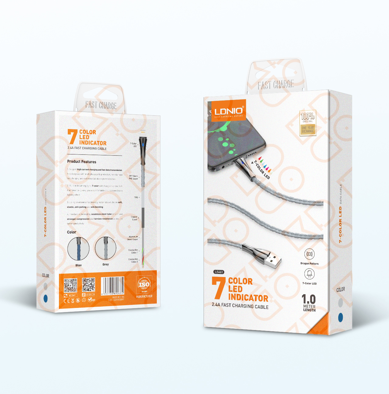 کابل شارژ Ldnio LS461