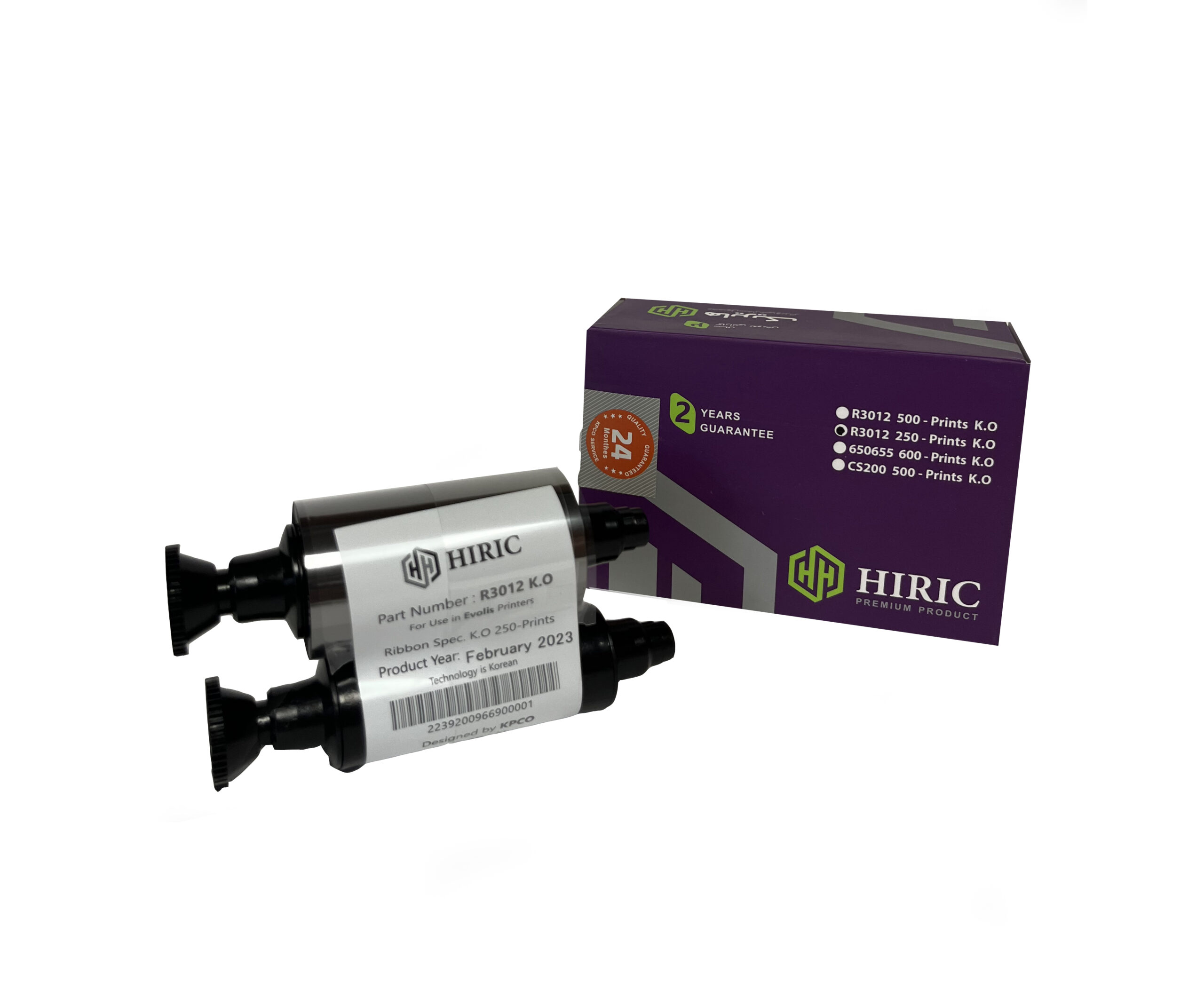 ریبون صدور آنی کارت هایریک HIRIC R3012 250-Prints K.O